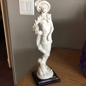 Giuseppe Armani. Lady with poodle